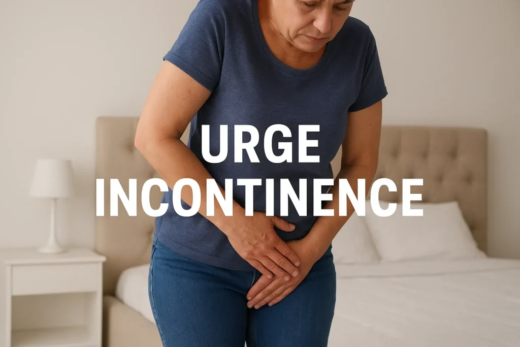 how to manage urge incontinence Huntingdon symptoms