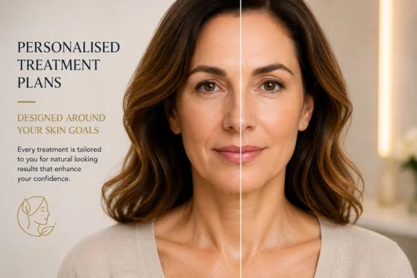 Before and after results of Collagen Lift Therapy Huntingdon